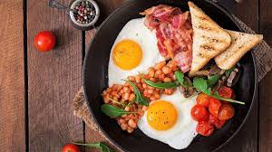 صبحانه انگلیسی,اجزای صبحانه انگلیسی,نیمرو در صبحانه انگلیسی,وعده صبحانه در انگلیس,صبحانه کامل انگلیسی,وعده های غذایی در انگلیس